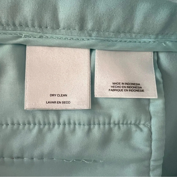 Anne Klein Women’s Light Blue High Rise Tapered Leg Career Office Trouser Pants - Picture 9 of 16